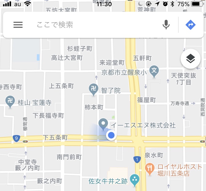 Googleマップ　お店検索